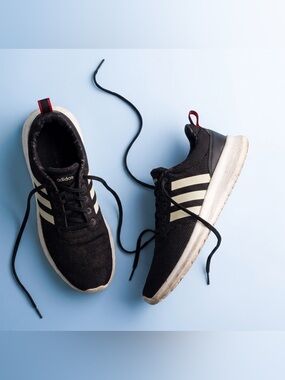 adidas Black & White Lightweight Running Sneakers EU36, US (5,5)